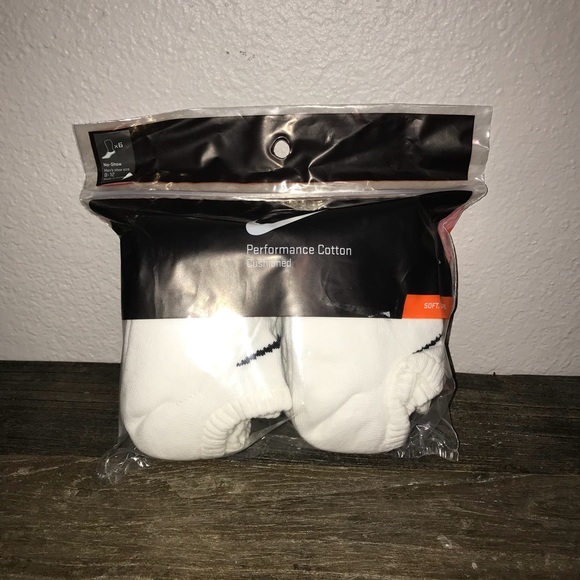 Nike Other - Nike Performance Cotton No Show  Socks 6 Pairs